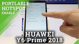 How to Enable Portable Hotspot HUAWEI Y6 Prime 2018  WiFi Sharing  Set Up Hotspot [upl. by Arymahs]