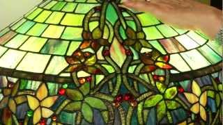 How Tiffany Style Lamps Are Made [upl. by Ruel]