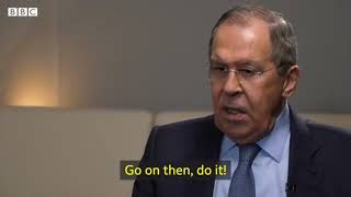 BBC Interviews Russian FM Lavrov [upl. by Mudenihc]