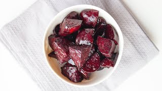 Balsamic Roasted Beets Recipe [upl. by Anilef]