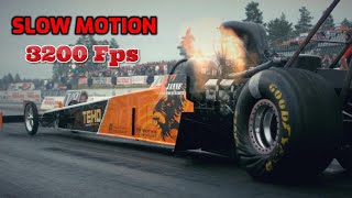 Top fuel dragster acceleration and tire slow motion 3200 Fps [upl. by Surtimed]