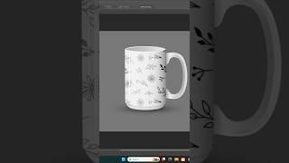 Cup design mockup on adobe photoshop mockup cup photoshop graphicdesign [upl. by Prader]