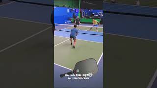 🏸Backhand Overhead pickleballhighlights pickleball sports sporthighlights shorts [upl. by Stanway223]