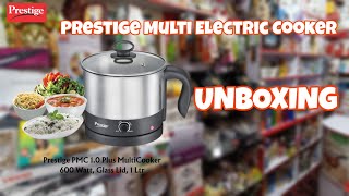 Prestige multi electric cooker Unboxing Mousumi kitchen essentials howrah 9163643621 [upl. by Langston]