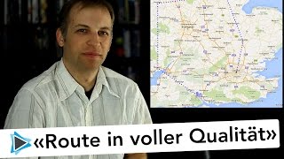 Beste Qualität von Reiserouten beim Export aus Route Generator [upl. by Hatti]