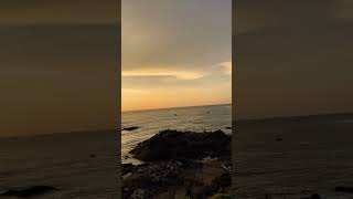 Sunset view ​⁠ Vagator beach Goa trip 24 sunsetview beach beachvibes goatrip 🌴🌞💖❤️ [upl. by Arundell189]