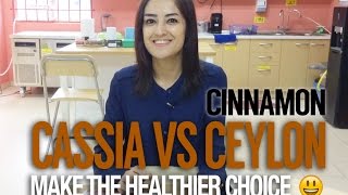 Cassia vs Ceylon Cinnamon make the healthier choice [upl. by Siekram]