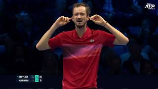 2024 Nitto ATP Finals Medvedev vs de Minaur Afternoon Session Highlights [upl. by Novets434]