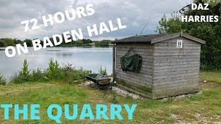 72 hrs AT BADEN HALL FISHERY thequarry [upl. by Skylar901]