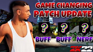 NEW SECRET PATCH UPDATE COMING TO NBA 2K22 🤫 BEWARE THESE BADGES WILL BE NERFEDBUFFED MUST WATCH [upl. by Nimoynib]