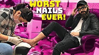 Going Back To The Worst Reviewed Nail Salon In My City 1 STAR [upl. by Aerdnaed]