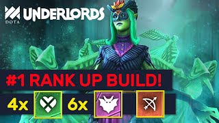 1 RANK UP Build 6 Fallen  4 Heartless Hunters  Dota Underlords [upl. by Hite780]