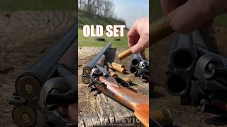 OLD SHOTGUN SET shorts shotgun gun hunting usa weapon cartridges review shootingrange [upl. by Ary]