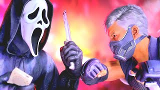 Ghostface vs Smoke NEW INTRO  Mortal Kombat 1 Khaos Reigns [upl. by Curren]