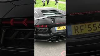 Lamborghini Aventador with Capristo  LOUD Revs and LAUNCH CONTROL [upl. by Huggins637]