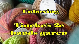 Unboxing tinekes 2e hands garen [upl. by Dev]