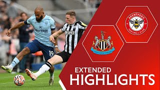 Newcastle United 10 Brentford  Extended Highlights [upl. by Car739]