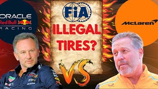 Red Bulls Shocking ACCUSATION Against McLaren for Using ILLEGAL Water Tires [upl. by Glialentn486]