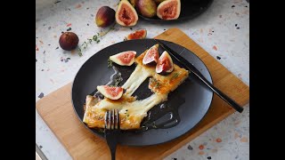 FILLO WRAPPED SAGANAKI WITH FIGS [upl. by Elspeth190]