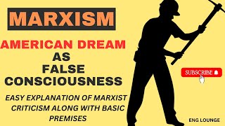 Marxism  Fundamental premises  Base and Superstructures  Reality of American Dream [upl. by Oirad]