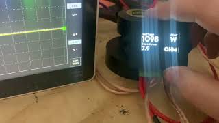 Uxcell 1000 watt 8 ohm resistor testing on SoundQubed U1 8000 and BassHead Garage Watt Meter [upl. by Nyladgam]