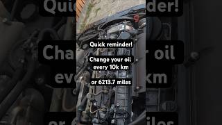 A quick reminder to change your oil in time diesel turbodiesel commonrail repair mechanic [upl. by Nea328]