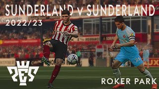 Roker Park  Sunderland v Sunderland  PES [upl. by Ardnekan]