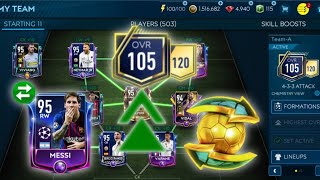 How to get 105 team cheap amp easy Insane team upgrade Tips to upgrade your team in FIFA Mobile 19 [upl. by Xanthe]