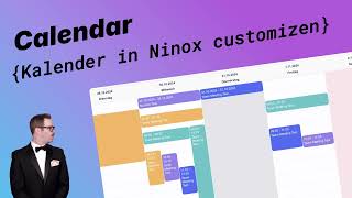 Mit Custom Calendar auf Ninox Oberflächen eigene Kalender erstellen amp anpassen [upl. by Casilda]