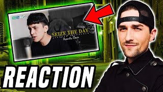 Avenged Sevenfold  Seize The Day Acoustic Cover Dimas Senopati REACTION [upl. by Koralle]