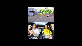 How does the instructor stay so relaxed 😱🤣 hilarious learner driver [upl. by Atsyrk]