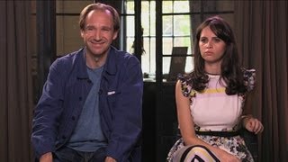 Ralph Fiennes and Felicity Jones Find Contemporary Lessons in Film About Charles Dickens Secret Lov [upl. by Menashem756]