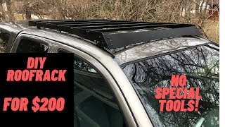 DIY Overland Roof Rack overland Tacoma build [upl. by Enined]