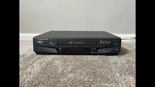 Mitsubishi HSU445 VHS VCR Video Cassette Player Recorder [upl. by Melosa]