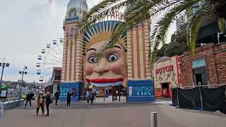 Luna Park Sydney Australia 🇦🇺 Dan Around the World 🌎 [upl. by Ulyram]