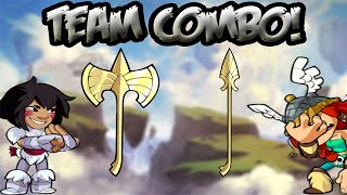 Spear amp Axe TEAM Combo  Brawlhalla [upl. by Gussie893]