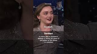 Maisie Williams on Rewatching Game of Thrones [upl. by Sucramad]