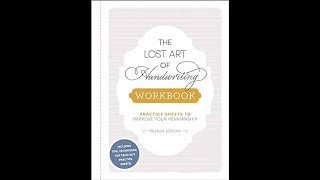 The Lost Art of Handwriting Workbook  Uppercase Letter Practice W 25 [upl. by Nalod111]