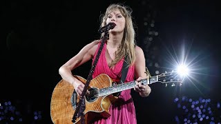 Taylor Swift explains technical snafu in Warsaw Poland during acoustic set [upl. by Perni]