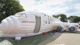 Worlds First Inflatable A380  Emirates Airline [upl. by Nyla]