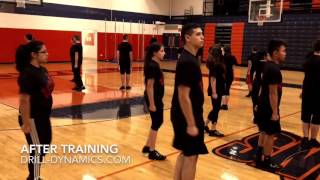 JROTCDrillTeamTrainingcom  Drill Team Training  Before amp After at Romeoville MCJROTC [upl. by Eremehc]