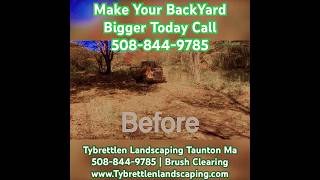 Tybrettlen Brush Clearing Taunton Ma02780 wwwTybrettlenlandscapingcom [upl. by Mcevoy]