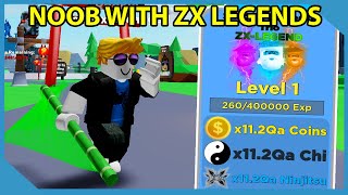 Noob With Z XLegend Pets x11Qa Boost  Roblox Ninja Legends [upl. by Etan]