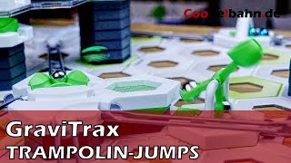 GraviTrax 🥇 TrampolinJUMP mit der GaussKanone WEITSPRUNG  coogelbahnde [upl. by Ilat230]