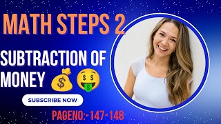 math steps class 2 subtraction of money 🤑💰 class 2 maths subtractionpage no 147148 subtra [upl. by Natka269]