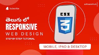 Responsive Web Design Tutorial in Teluguతెలుగు లో  Building MobileFriendly Websites Step by Step [upl. by Annamaria]