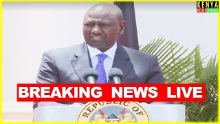 LIVE  Ruto to address the Nation from State House [upl. by Morley]