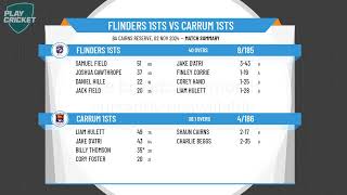 Flinders 1sts v Carrum 1sts [upl. by Eneladgam]