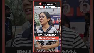 IPMAT Indore Exam Analysis Live from Centre  IPMAT Indore Students Reaction  From Bhopal shorts [upl. by Rann]