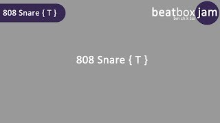 808 Snare  T [upl. by Fokos568]